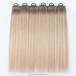 Extensions de cheveux naturels russes vierges doublement étirés, avec bande PU invisible XO Weft pour la fabrication d'extensions de cheveux en forme de papillon - Product Image 3
