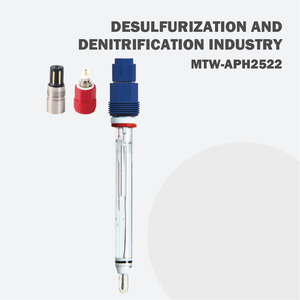 MTW-APH2522 pH-mètre industriel pour la désulfuration et la denitrification, électrode pH à double pont de sel en céramique, haute température/pression OBM - Product Image 5