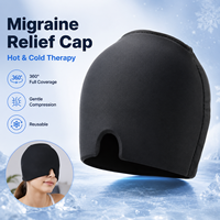 Casquette de soulagement de la migraine en gel solide réutilisable OEM, pour soulager les maux de tête et les tensions, idéale pour la maison, le bureau, les voyages et la relaxation.