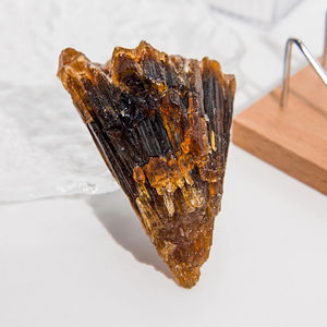 หินแคลไซต์อำพันธรรมชาติคุณภาพสูงแบบขายส่ง หินดิบไม่ขัดเงา สำหรับตกแต่งบ้านและงานฝีมือ DIY - Product Image 5