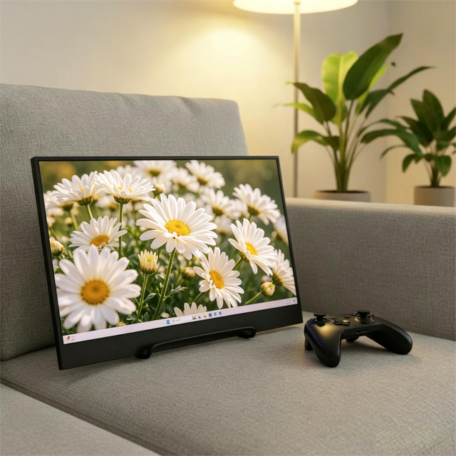 High Resolution OLED Portable Monitor 13.3 Inch HDR Display for Premium Laptop Users