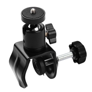 <b>U</b> Type <b>Clamp</b> With Ball Head 1/4-20 Screw Mount Aluminum Alloy Portable Camera Mount - Product Image 3
