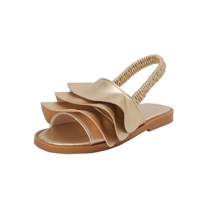 Nuove Scarpe Estive per Bambini, Scarpe da Spiaggia con Volant, Graziose <span class=keywords><strong>Ciabatte</strong></span> da Principessa per Bambine - Product Image 4