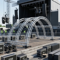 Estructura de Aluminio de Alta Resistencia TFR con Configuración Arqueada y Sistema de Elevación Confiable para la Organización de Eventos