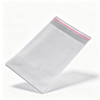 Sacs en plastique OPP auto-adhésifs haute transparence, tailles personnalisées, imperméables, recyclables, qualité export, avec impression sérigraphique