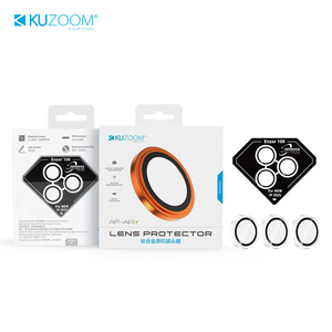 Protector de Lente de Cámara de Vidrio Templado Transparente, Antihuellas, Fácil de Instalar, Cobertura Total para <span class=keywords><strong>iPhone</strong></span> 15 16 17 - Product Image 1