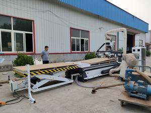 Macchina CNC Router ATC 1325 <span class=keywords><strong>con</strong></span> Piano di Lavoro a Vuoto e Carico/Scarico Automatico, Utilizzata per il Taglio del PVC - Product Image 3