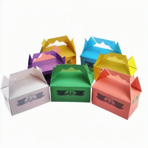 <strong>custom</strong> logo <strong>print</strong> bakery <strong>box</strong> cupcake <strong>box</strong> cheap paper <strong>donuts</strong> <strong>box</strong> chocolate packaging - Product Image 5
