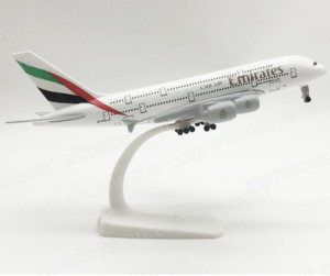 Modèle d'avion en alliage OEM personnalisable <span class=keywords><strong>Emirates</strong></span> <span class=keywords><strong>Airline</strong></span> A380, 16 cm et 20 cm, souvenirs d'avion - Product Image 4