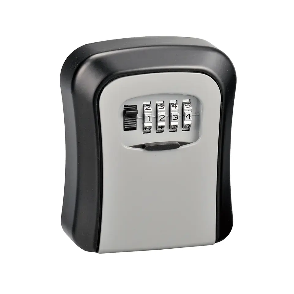 CH-856-2 4 Digital Plastic Wall Mounted Car Key Safe Security Key Lock Box Wall safe
