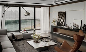 Supdesigner - Rendu 3D résidentiel - Design d'intérieur - Villa de luxe - Service de rendu 3D personnalisé moderne - Design d'intérieur - Product Image 4