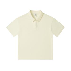 <b>Polo</b> Shirt Solid Color Cotton Short Sleeve Daily Wear - Product Image 1