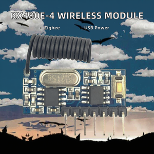 High Quality RX480E 3.3-5V 433MHz Zigbee Protocol RS485 Interface <b>Wireless</b> <b>Receiving</b> Module with Decoding - Product Image 2