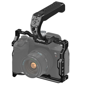 Smoeg Iron Head Universal 1/4 Silicone Arri Mount Handle 3/8 Camera Cage Top Professional Utility Style Hand Grip Strap - Product Image 2