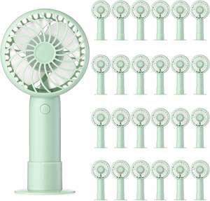 Ventilador de Mano Portátil Mini 2026, Venta al Por Mayor de Fábrica, Logotipo Personalizado, Alta Velocidad, Recargable por USB, Tres Velocidades, Refrigeración para Mujeres - Product Image 1
