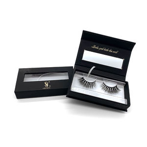 पूर्ण पट्टी पलकों के लिए कस्टम खाली पैकेजिंग बॉक्स अद्वितीय कस्टम पलक के लिए अद्वितीय कस्टम आईलैश बॉक्स - Product Image 3