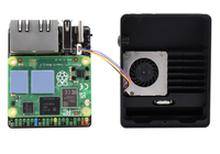 Produk asli asli Raspberry Pi CM4 Ethernet Dual Gigabit Mini Base Board PCIe PoE ++ mendukung komputasi Edge industri