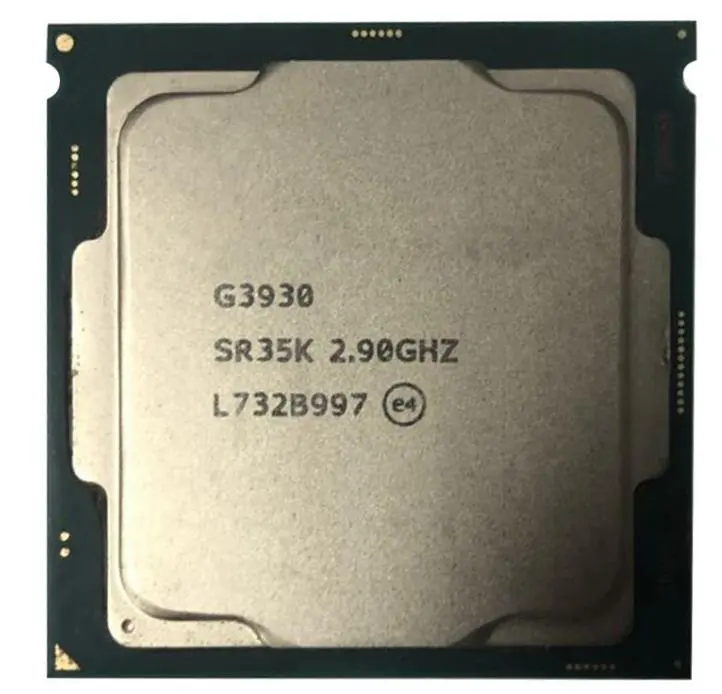 Processore CPU Dual-Core Dual-Thread 2.9 GHz economico 2M 51W LGA 1151 Intel Celeron G3930