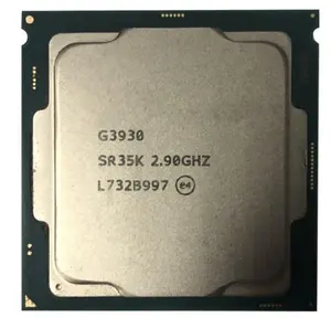 Processeur double filetage Intel Celeron G3930, 2.9 GHz, 2M, 51W, LGA 1151, pièce d'occasion, pas cher
