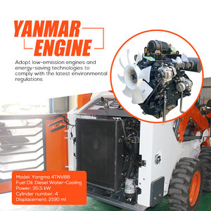 Đa chức năng Skid chỉ đạo Bộ nạp EPA động cơ diesel kết thúc trước loader có tính năng bơm moog tuyển dụng đại lý mini loader để bán - Product Image 3