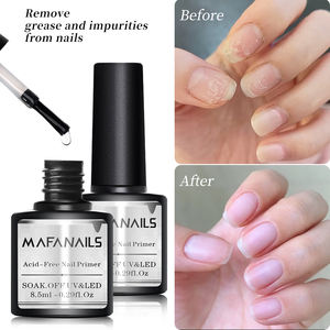 Nail Prep Gel-Säure freier Primer/Nail Prep Dehydrator und Bonding Primer, Base/Top Coat sorgt für langlebige Nail Art - Product Image 4