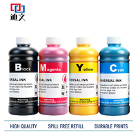 DIWEN Untuk Epson Canon HP Brother 500ML 6 Warna Tinta Printer Inkjet Hitam Magenta Kuning Cyan