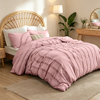 Nouvel Arrivage – Ensemble de Housse de Couette Jacquard Tuftée Motif Arche Bohème Chic Shabby, Taille Queen, en Polyester, pour la Maison et l'Hôtel – Vente en Gros