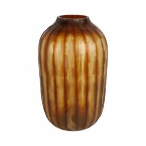 Vaso in vetro moderno per l'arredamento del soggiorno, vaso decorativo per fiori, decorazione da tavolo, complemento d'arredo contemporaneo per la casa. - Product Image 3