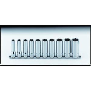 Koken-RS4300A/10 1/2 ''นิ้วชุดซ็อกเก็ตลึก HEX (10ชิ้น) -EAN ซ็อกเก็ตมือ4991644216567 1/2" - Product Image 1