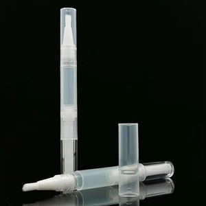 Aplicador de Gloss Labial Plástico Redondo Vazio de 2ml 4ml 6ml com Caneta de Clareamento Dental - Product Image 3