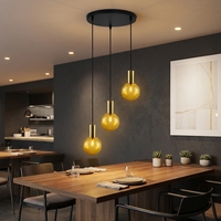 Lampes suspendues LED de style Art déco contemporain nordique, 220V G9, en fil de fer, pour porche de ferme