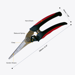 Red Black <strong>Scissors</strong> with Sharp Blade - Product Image 4