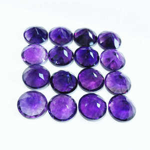 Vente en gros de pierres précieuses de quartz bleu améthyste en cristal naturel rond de 10mm de haute qualité pour la fabrication de bijoux - Product Image 2