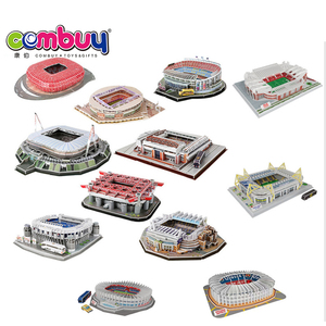<span class=keywords><strong>Puzzle</strong></span> de stade de football <span class=keywords><strong>3d</strong></span>, modèle en papier, jouet, bricolage - Product Image 6