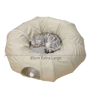 Cuccia Rotonda Premium per Gatti, Morbida e Lavabile, Comodo Nido per Gatti da Interno, Produttore OEM ODM, Fornitura per Esportazione - Product Image 1