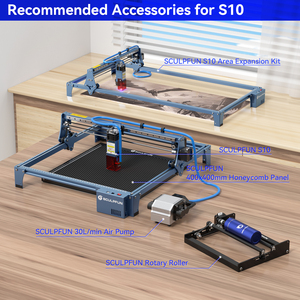 Sloufun-máquina de grabado de corte láser S6 S9 <span class=keywords><strong>S10</strong></span>, tecnología de modelado de rayo ultrafino, madera, acrílico, Metal, Mini - Product Image 5