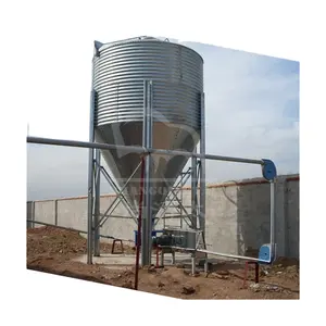 2 Tons Silo Feed Bin Automatic Feeding System For Pig Farm Piggery Equipment Feed Tower Livestock Poultry Chicken Farm Equipment