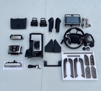 Pour Land Cruiser Prado 2010-2017, kit carrosserie pour le modèle 2018+, avec écran de haute qualité, volant, pièces intérieures