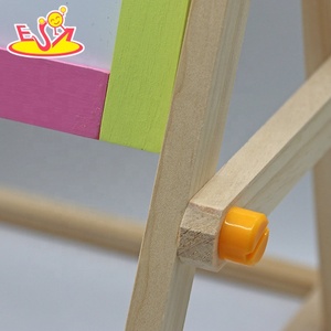 لوح رسم خشبي مزدوج الوجهين قابل للتعديل للأطفال مع مسح جاف & سبورة W12B048B - Product Image 4