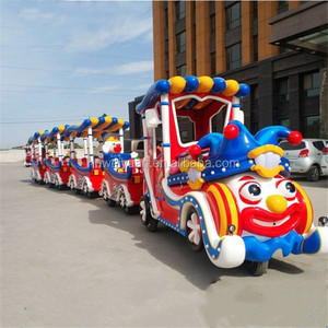 Divertidos paseos en tren eléctrico sin rieles para interiores para niños, <span class=keywords><strong>autobús</strong></span> de plástico al aire libre, tren turístico de atracciones, centro comercial eléctrico - Product Image 5