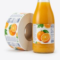 Autocollants personnalisés en rouleau, autocollants résistants aux UV, résistants aux rayures, imprimés en feuille d'or, imperméables, découpés à la forme, étiquettes pour bouteilles, emballage