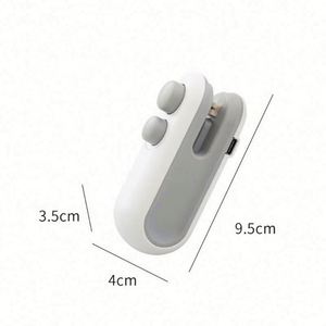 Mini Sellador2 Usa Mairun Ecológico Multifunción, Pinzas Clásicas para Bolsas, para Uso Doméstico, Recargable, de Plástico PC, 2.9in de Ancho, 1.9in de Grosor - Product Image 6