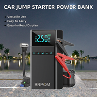 Power Bank Starter Motor Pompa Udara 12V Booster Baterai Pengisi Ban Darurat Portabel 4500A Arus Puncak Digital