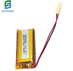 ZHGPOWER 551838P <span class=keywords><strong>3</strong></span>,7 V 350mAh аккумуляторная полимерная литий-ионная аккумуляторная батарея для телефона - Product Image 3