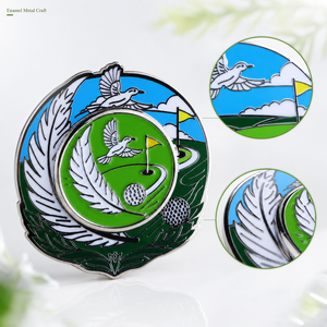 Custom Logo Magnetic <b>Golf</b> Ball Marker with Irregular Shape and Detachable Center Marker for <b>Golf</b> Gifts - Product Image 4