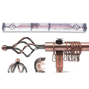 Tringles à rideaux longues en métal de luxe <span class=keywords><strong>Tringle</strong></span> à rideaux <span class=keywords><strong>extensible</strong></span> de douche réglable - Product Image 3