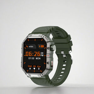 Nouvelle montre connectée TOQ GW55 pour hommes, écran TFT HD carré, pour appels, suivi de la forme physique, suivi du sommeil, Android IOS - Product Image 3