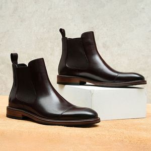 Zapatos de Hombre Elegantes de Cuero Genuino Hechos a Medida, Antideslizantes, para Negocios, Casuales, Fiestas y Bodas - Product Image 2