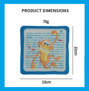 HANERSHI - Compresa Fría/Caliente Personalizada con Dibujos Animados para Niños, Diseño Divertido de Animales, Almohadilla de Gel Refrigerante, Alivio para la Fiebre y Lesiones, Tacto Suave - Product Image 2