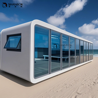 Petite maison préfabriquée en acier pour usage de villa, design moderne écologique avec installation facile, nouveau style maison Apple